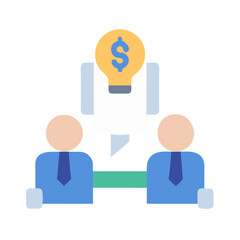 Poster - Business team having idea to earn more money