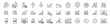© yukipon00 - Increase decrease icon set. Editable line icon collection.Vector illustration.