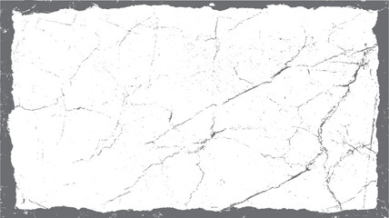Poster - Distressed scratched texture background. Grunge edge frame with dust and scratch pattern. Vintage dirty design for overlays and print effects.
