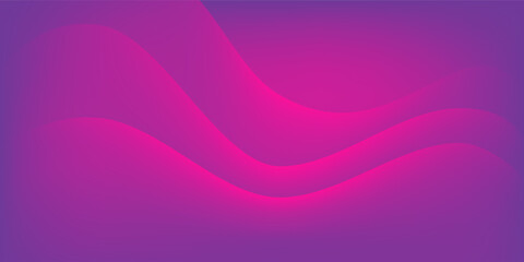 Fototapete - Abstract magenta background. Minimal wavy light background abstract design.