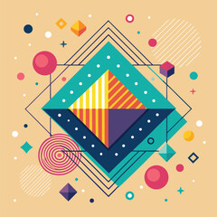 Poster - Abstract simple geometric vector seamless pattern with gold line texture on white background. Light modern simple wallpaper, bright tile backdrop, monochrome graphic element