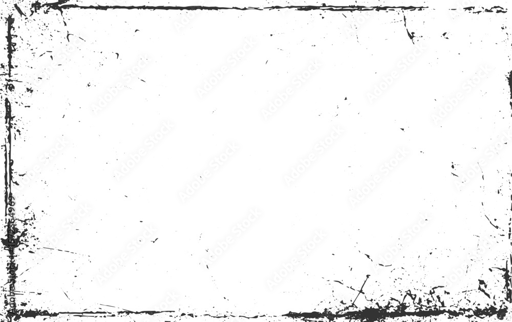 Straches Border Grungy distressed border with scattered specks and scratches grunge ...