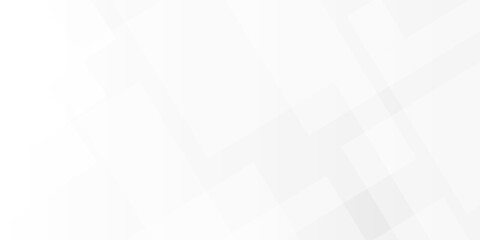 Fototapete - White and gray overlap triangle geometric technology pattern. minimal rectangle randomly arranged white lines transparent background layers overlapping presentation design.