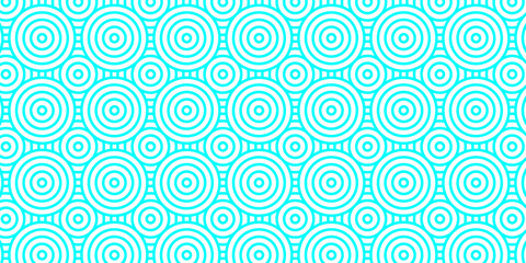 Poster - Minimal Overlapping Pattern geometric diamond geometric waves spiral abstract circle wave line. Blue seamless tile stripe geometric create retro line pattern background.	
