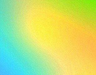 Poster - Soft Gradient Background in Yellow, Green and Blue with Light Grain