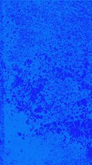 Poster - Animation of shapes on blue background