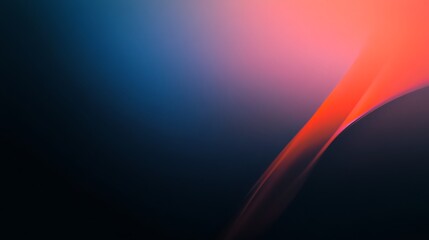 Wall Mural - Abstract gradient swirl of red and blue with dark background