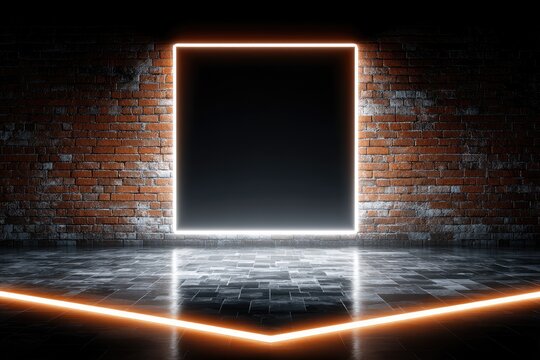 Abstract Portal Illuminates Interior with Geometric Radiance