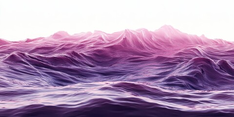 Poster - whimsical magenta oceanic expanse with flowing forms and textures for futuristic technology use