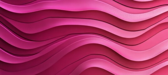 Poster - Elegant Abstract Gradient Wave Pattern Background with Soft Blush and Pale Raspberry Curving Shapes