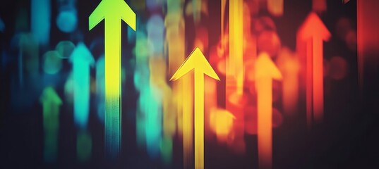 Poster - Dynamic Ascent Energetic Upward Trajectory Signifying Growth Strategy and Progress Illumination