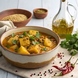 Alu Tama Curry with Mustard Kick