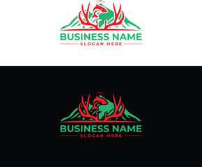 Leinwandbilder - HUNTING LOGO DESIGN