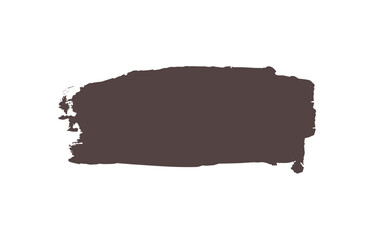 Poster - Brushstroke in brown hue. Simple Vector Paint Swash Illustration.