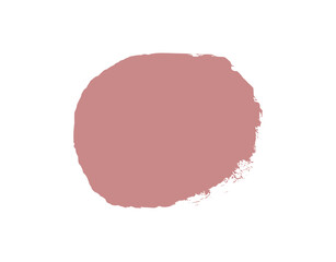 Poster - Dusty Rose Circle: A Vector Illustration of a simple circular shape, isolated.