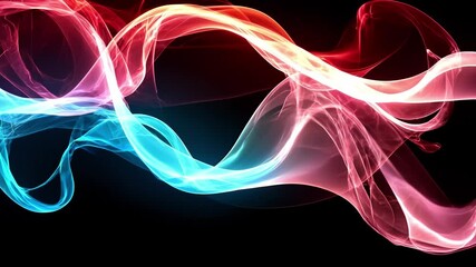 Aufkleber - Abstract macro of swirling smoke