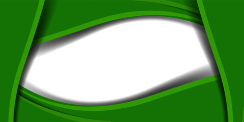 Poster - Abstract green curve background. Can be used covers, banners, wallpapers, flyers, brochures, books, print media, cards, web backgrounds. vector