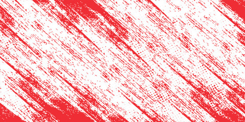 Fototapete - red abstract grunge background with red halftones