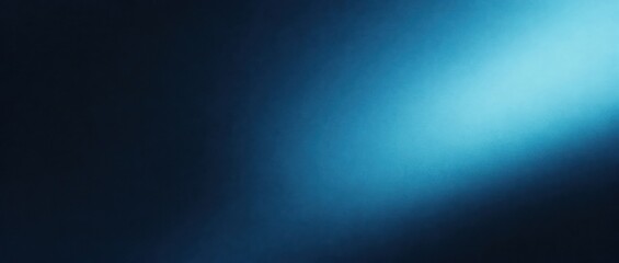 Poster - Gradient of blue hues transitioning from dark to light creating a soft and smooth background effect