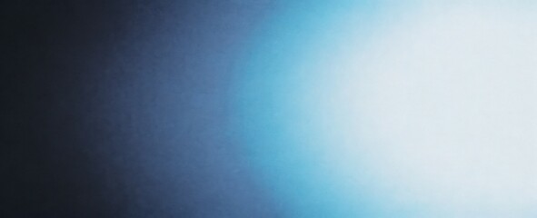 Poster - Abstract gradient background with dark blue to light blue and white transition in soft focus style