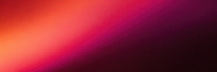 Poster - Gradient background featuring a blend of orange and pink hues transitioning to deep burgundy color 100