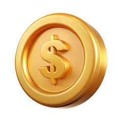 Poster - 3D Gold Coin Icon