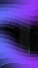 Poster - Colorful wave animation over data servers in dimly lit server room