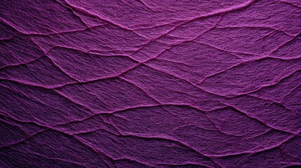 Poster - Velvet-textured deep purple background with soft natural shadows and space for overlay