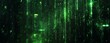 © Songkran - animated green screen backdrop Futuristic green digital data stream background.