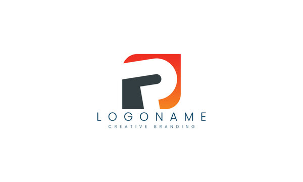Minimalist P Logo for Branding and Identity.