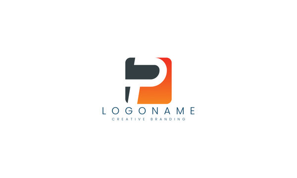 Minimalist P Logo for Branding and Identity.