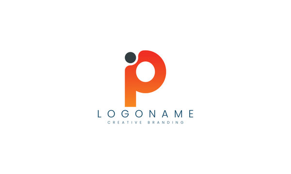Minimalist P Logo for Branding and Identity.