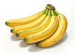 © NStock - Banana on white background. Luxury banana. Organic. Pesticide-free. Selected.