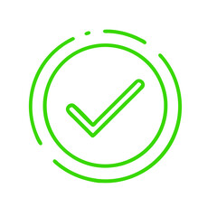 Poster - vector check mark icon