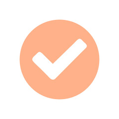 Poster - Green checkmark icon and red cross symbol web vector buttons