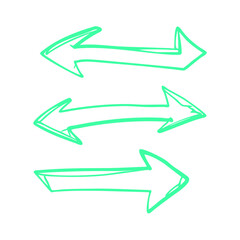 Poster - Hand Drawn Arrows Set on Transparent Background Directional Elements for Web Design and User Interface Projects Navigation Icons and Graphic Resources