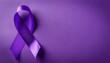 © Lori - international epilepsy day purple ribbon on purple background alzheimer s disease pancreatic cancer hodgkin s lymphoma awareness world lupus day and world cancer banner copyspace