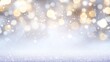 © rioyoungguns - Shimmering bokeh lights and glitter create a festive, elegant winter scene
