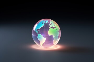 Wall Mural - earth sphere planet space.