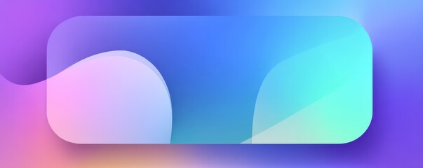 Poster - Minimalistic abstract background in blue and purple gradient color tones