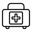© Febri - first aid kit line icon