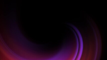 Wall Mural - Abstract illustration of a black background, displaying blurred magenta and violet curves