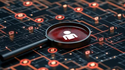 Poster - In-depth look at digital networks showcasing security features and emerging technology concepts crucial for future advancements