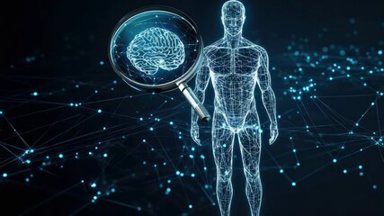 Poster - Delve into the fascinating relationship between human brain functions and advancements in technology focusing on cognitive processes