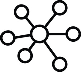 Poster - Abstract interconnected nodes forming a decentralized network graphic