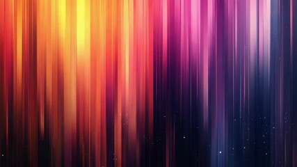 Poster - Vibrant Abstract Light Streaks with Neon Colors and Cosmic Stars