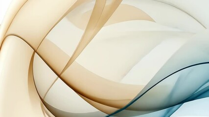 Poster - Colors blend seamlessly in wave-like forms, evoking a calming and soothing atmosphere while showcasing elegant textures and movements