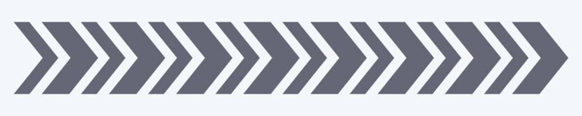 Wall Mural - arrow moving dynamic symbols. road lines arrow zigzag chevron speeds flat style.