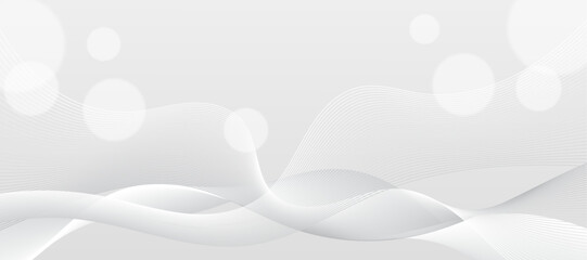 Poster - Abstract Geometric modern white and gray color . Modern and Creative Trend design in vector illustration.