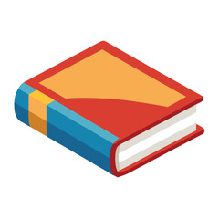 Aufkleber - Silhouette of an open book with pages turning isolated on white background